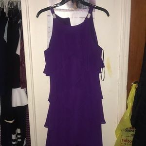 Flowy purple dress
